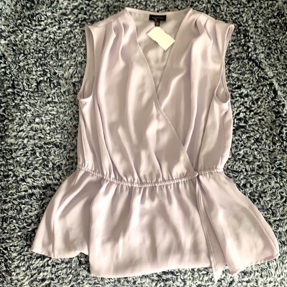 Light purple fit and flare blouse - Picture 1 of 1